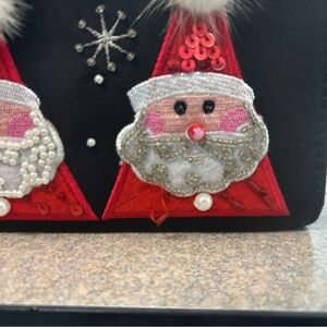 Festive Santa Purse with Sequins